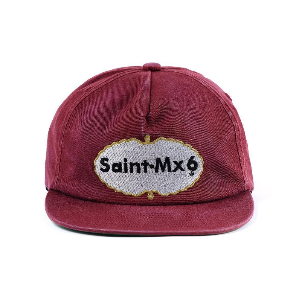SAINT MXXXXXX | 5PANEL CAP EAT ME / BURGUNDY