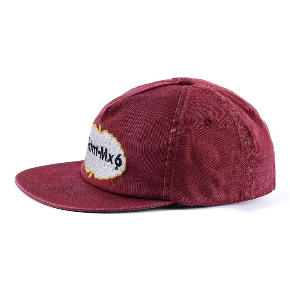SAINT MXXXXXX | 5PANEL CAP EAT ME / BURGUNDY