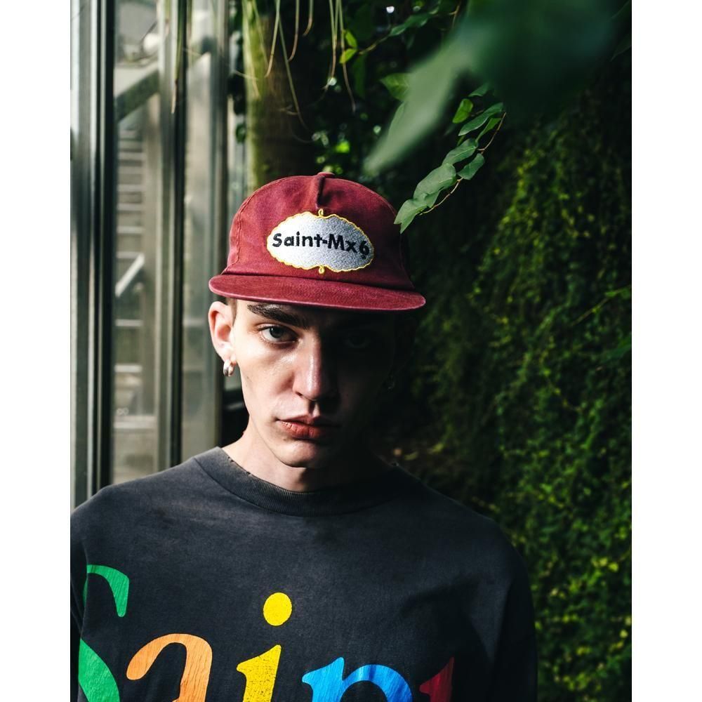 SAINT MXXXXXX | 5PANEL CAP EAT ME / BURGUNDY