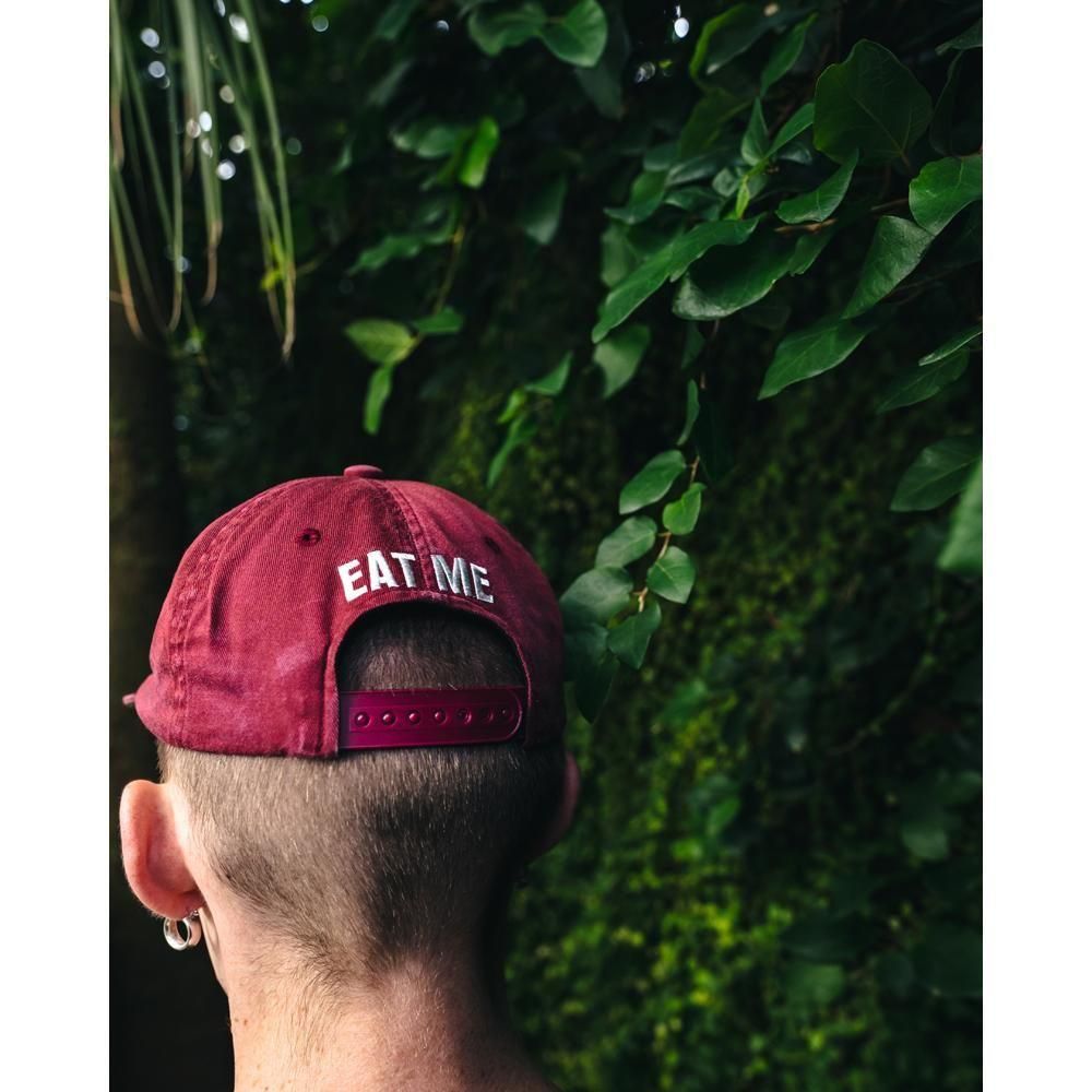 SAINT MXXXXXX | 5PANEL CAP EAT ME / BURGUNDY