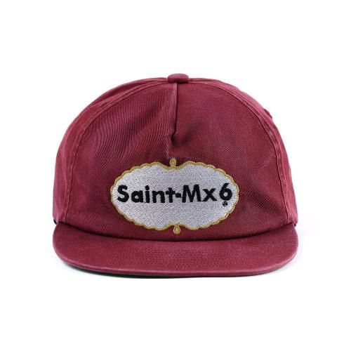 SAINT MXXXXXX | 5PANEL CAP EAT ME / BURGUNDY