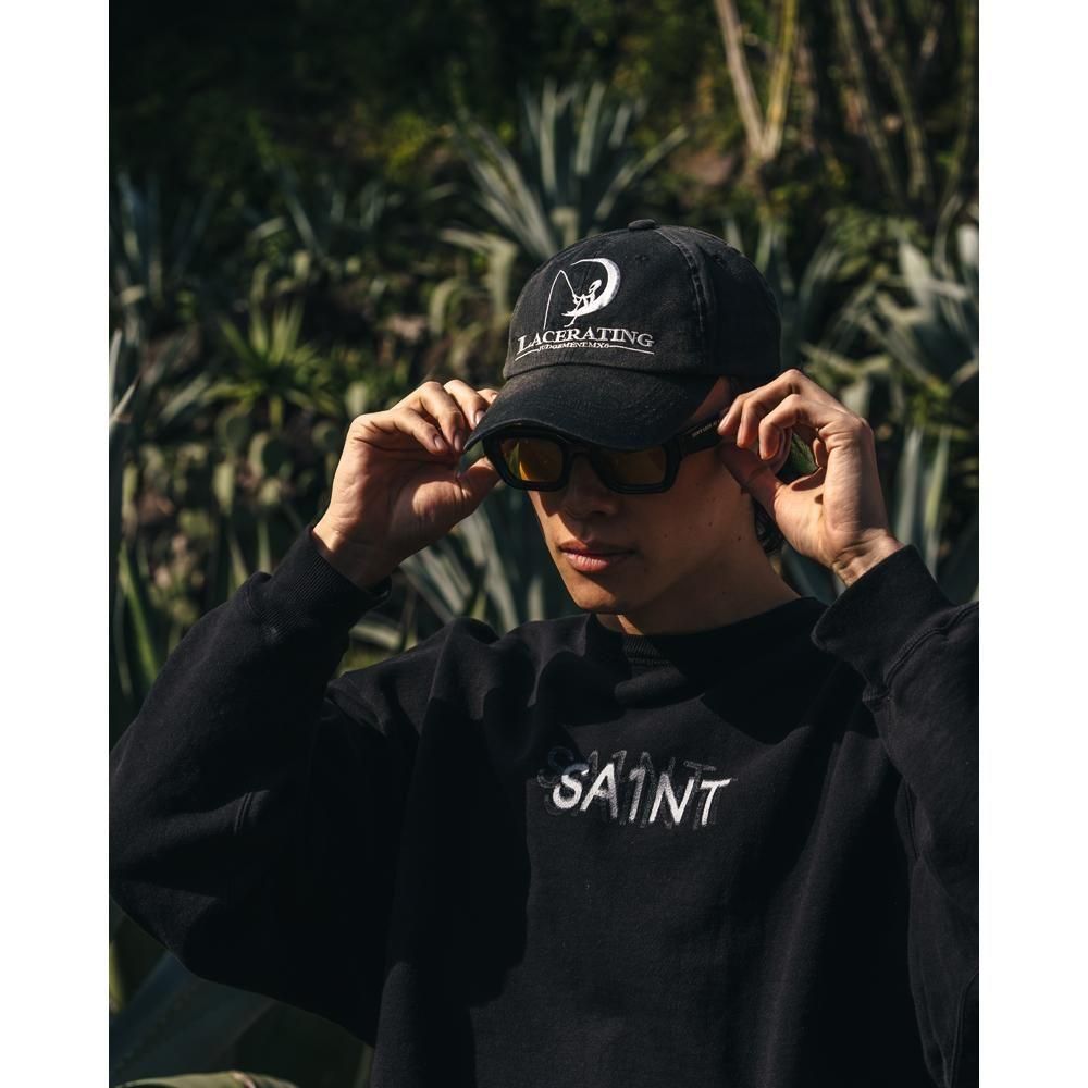 SAINT MXXXXXX | 5PANEL CAP LACERATING / BLACK
