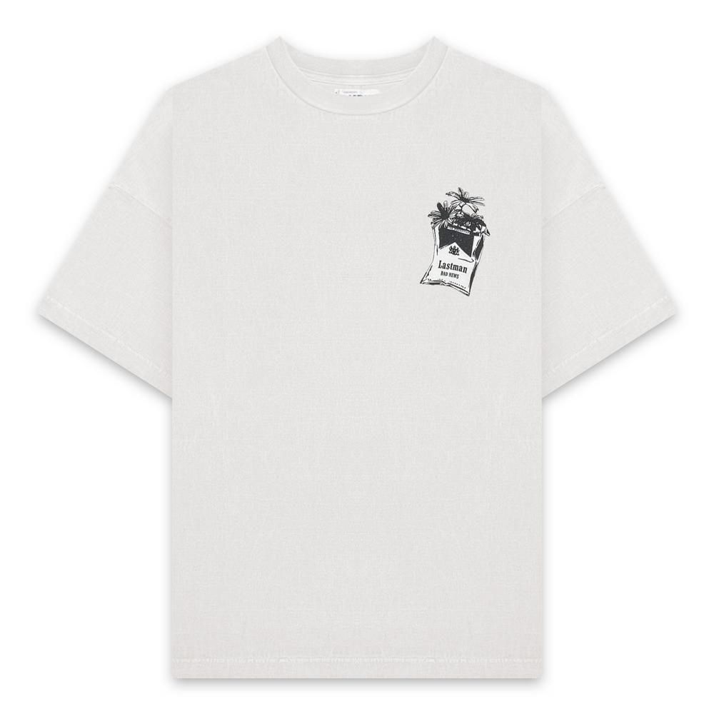 LASTMAN | PRINTED TEE -TABACO- / WHITE