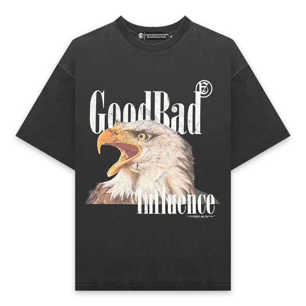 A GOOD BAD INFLUENCE | EAGLE T-SHIRT / BLACK