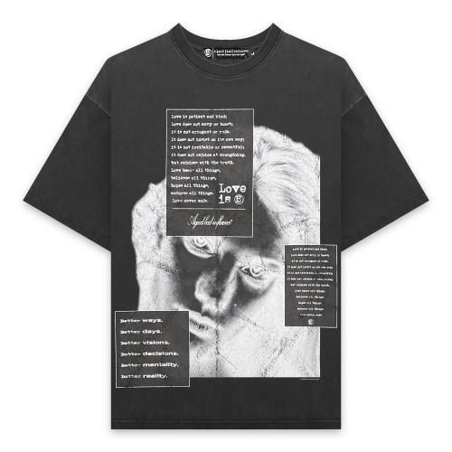 A GOOD BAD INFLUENCE | LOVE IS T-SHIRT / BLACK