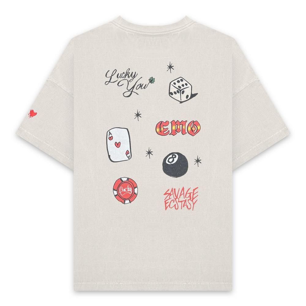 EMOTIONALLY UNAVAILABLE | EU SAVAGE SS TEE / WHITE
