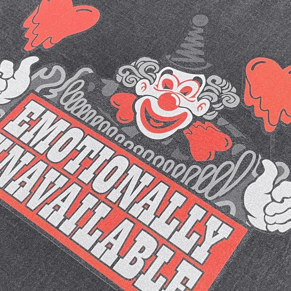 EMOTIONALLY UNAVAILABLE | EU CROWN SS TEE / BLACK