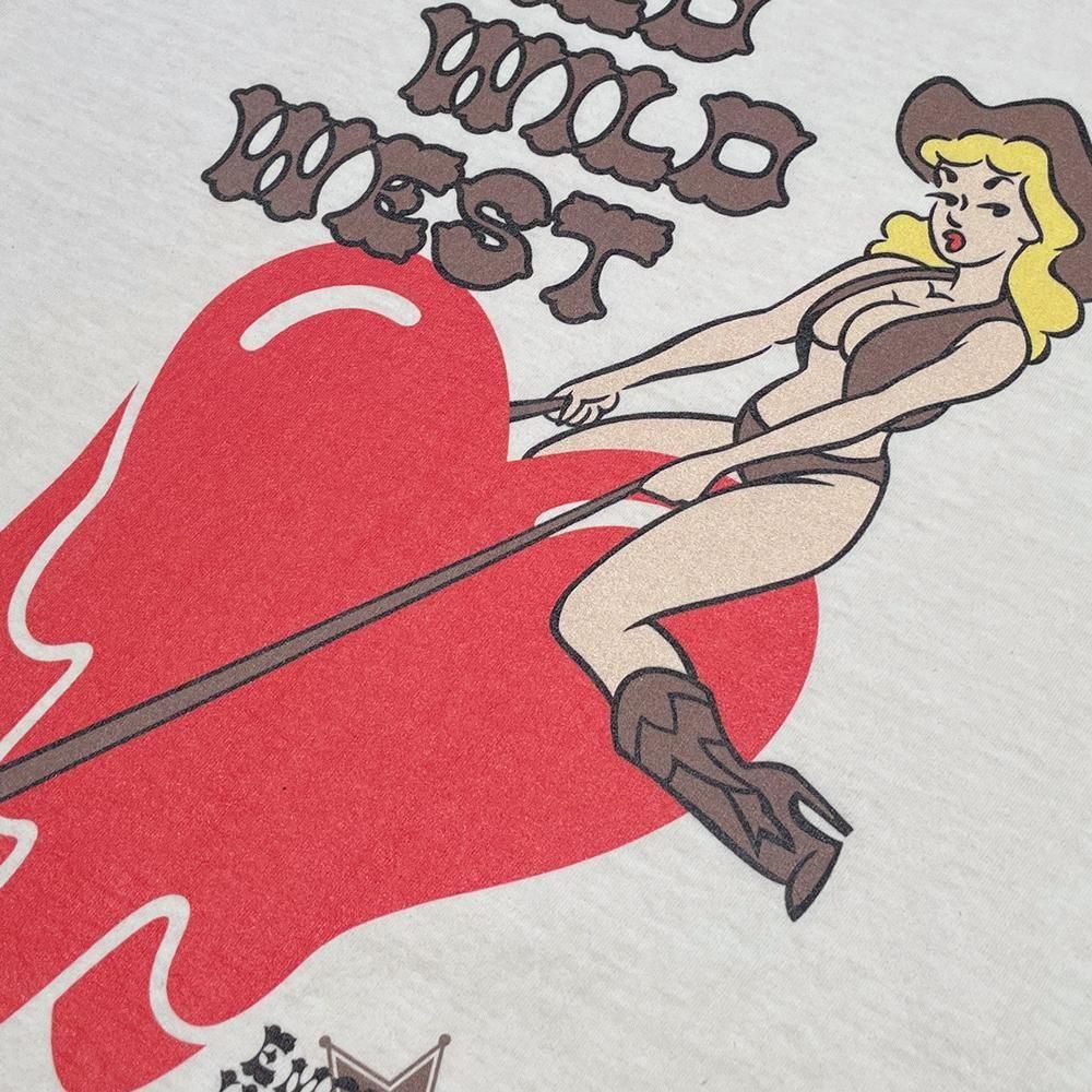 EMOTIONALLY UNAVAILABLE | EU WILD WEST SS TEE / WHITE