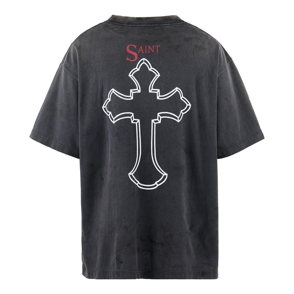 SAINT MXXXXXX | 2PC_SS TEE 2PAC / BLACK