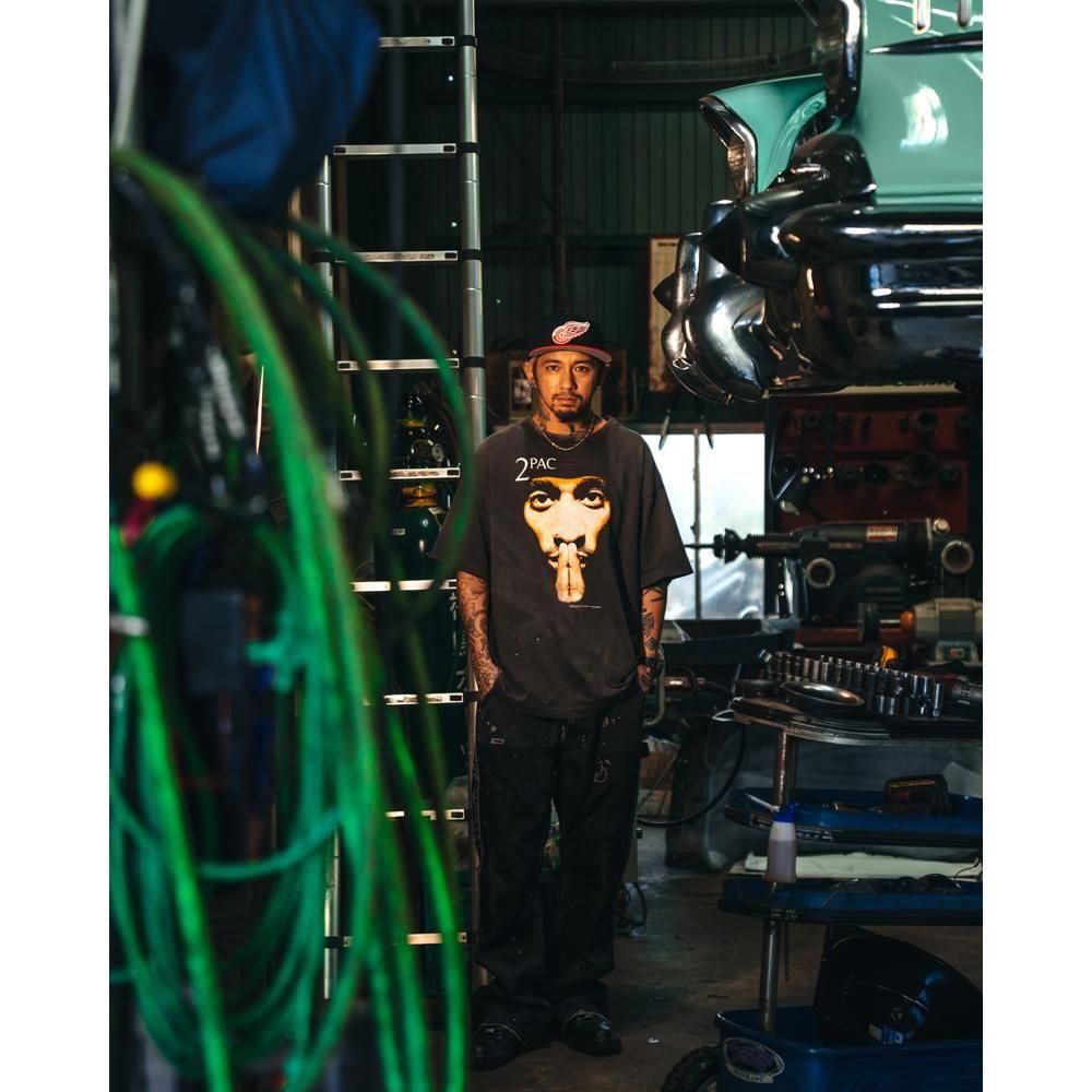 SAINT MXXXXXX | 2PC_SS TEE 2PAC / BLACK