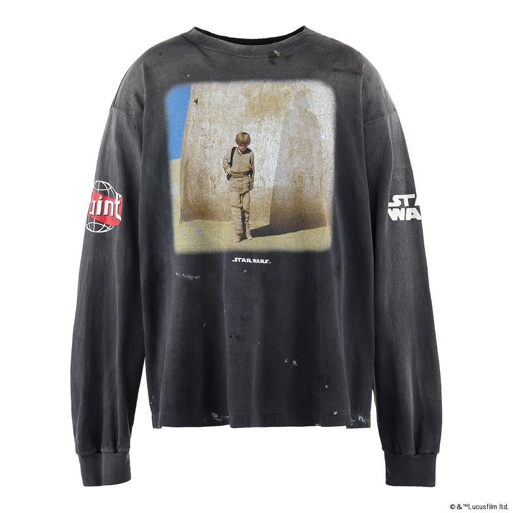 SAINT MXXXXXX | SW_LS TEE DARTHVADER / BLACK
