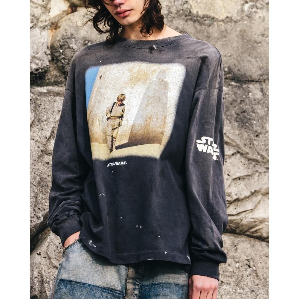 SAINT MXXXXXX | SW_LS TEE DARTHVADER / BLACK