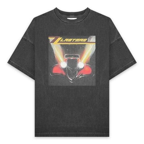 LASTMAN | PRINTED TEE -HEAD LIGHT- / BLACK