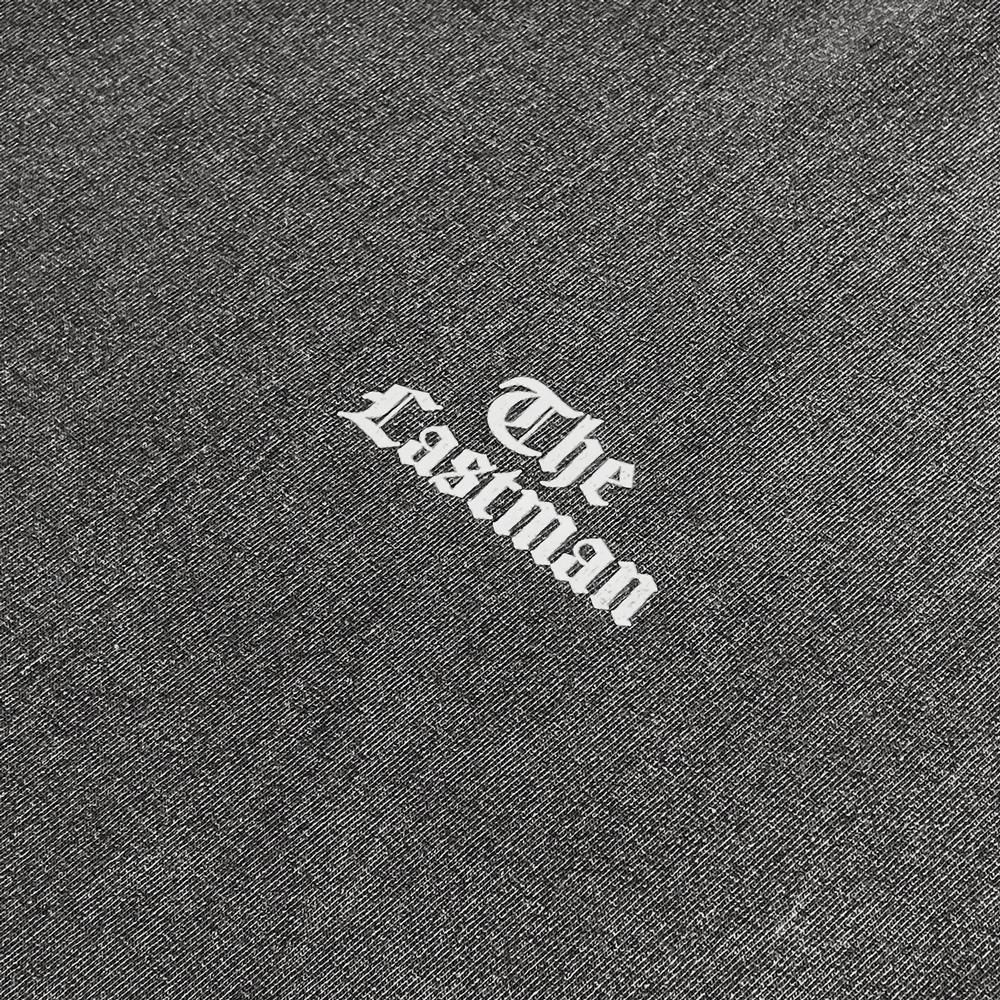 LASTMAN | PRINTED TEE -HUG- / BLACK