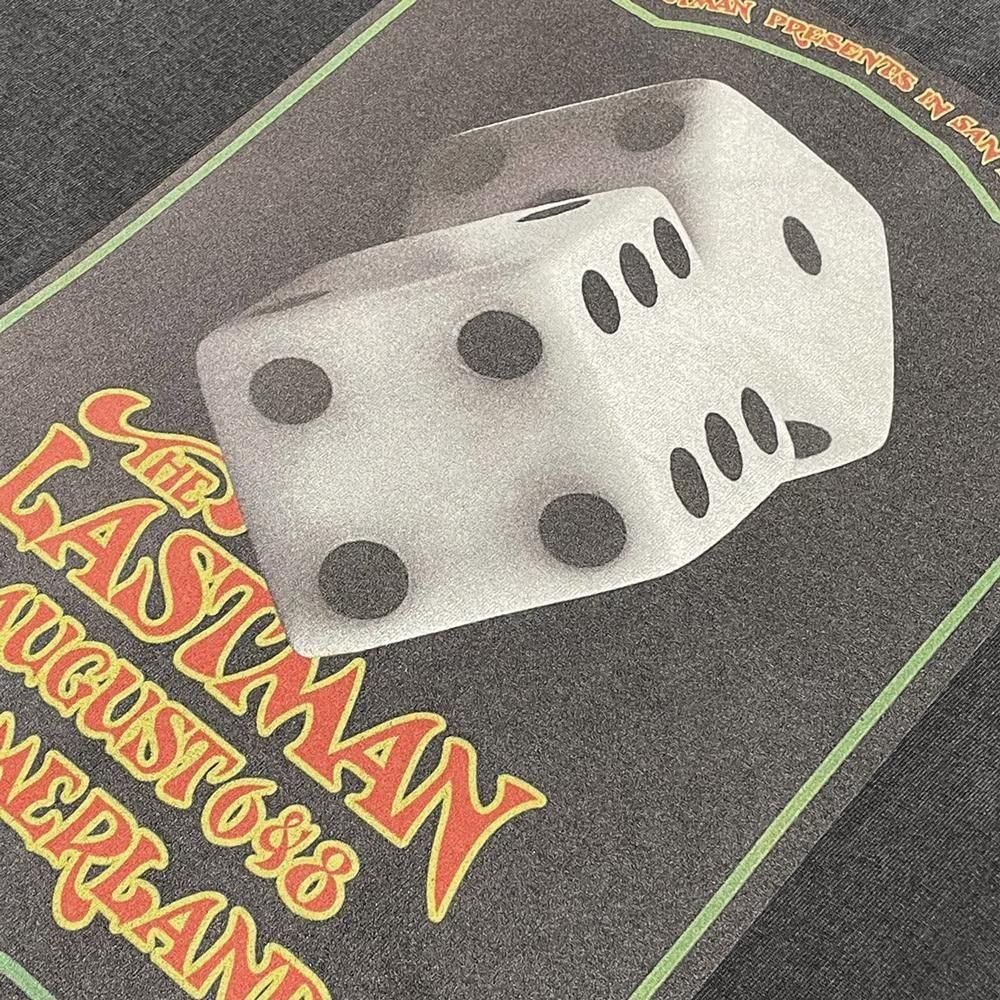 LASTMAN | PRINTED TEE -DICE- / BLACK