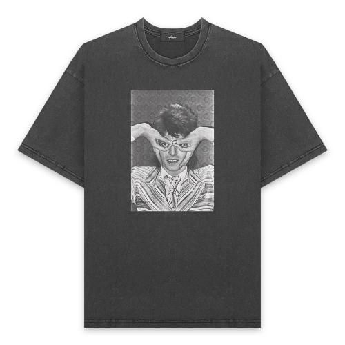 U/MUSIC | DAVID BOWIE PHOTO SS TEE / BLACK