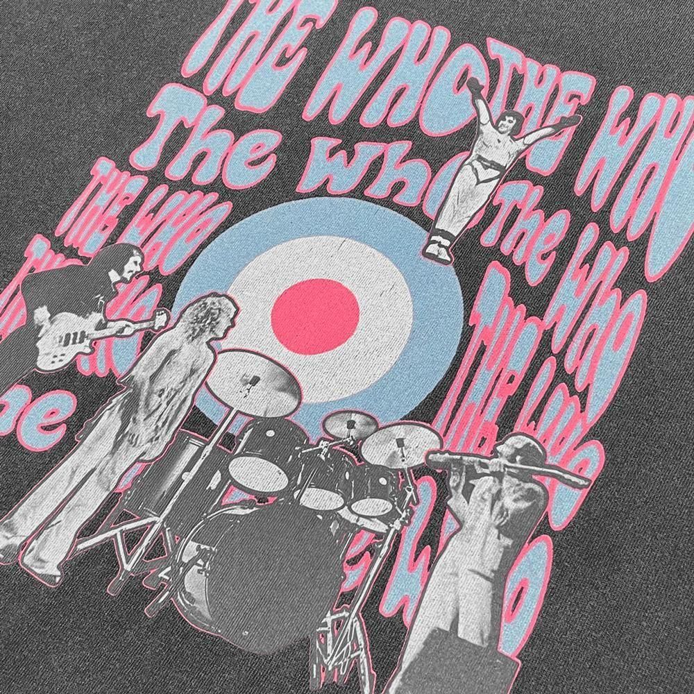 U/MUSIC | THE WHO JAM SQUARE LOGO SS TEE / BLACK