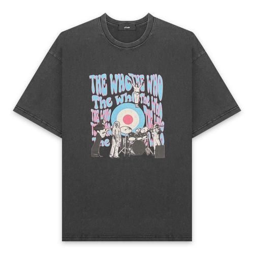 U/MUSIC | THE WHO JAM SQUARE LOGO SS TEE / BLACK