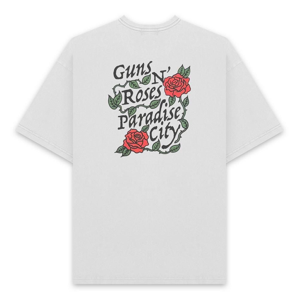 U/MUSIC | GUNS N' ROSES BACK LOGO SS TEE / WHITE
