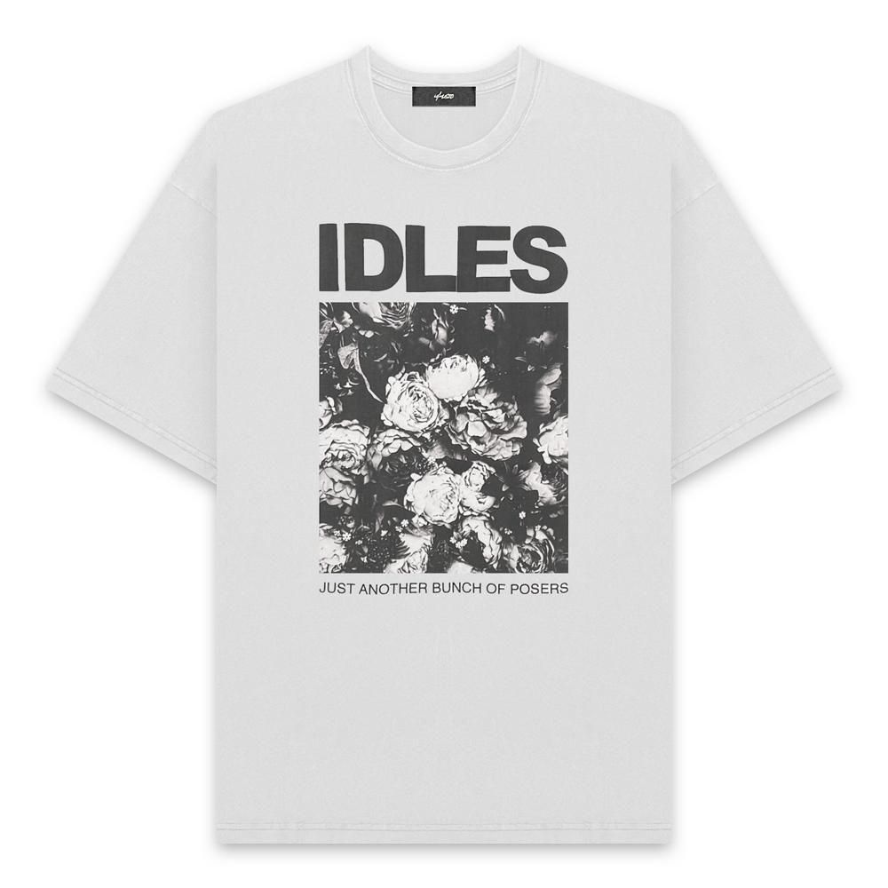 U/MUSIC | IDLES FLOWER BOX PRINT SS TEE / WHITE