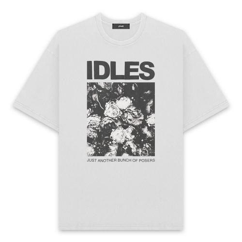 U/MUSIC | IDLES FLOWER BOX PRINT SS TEE / WHITE