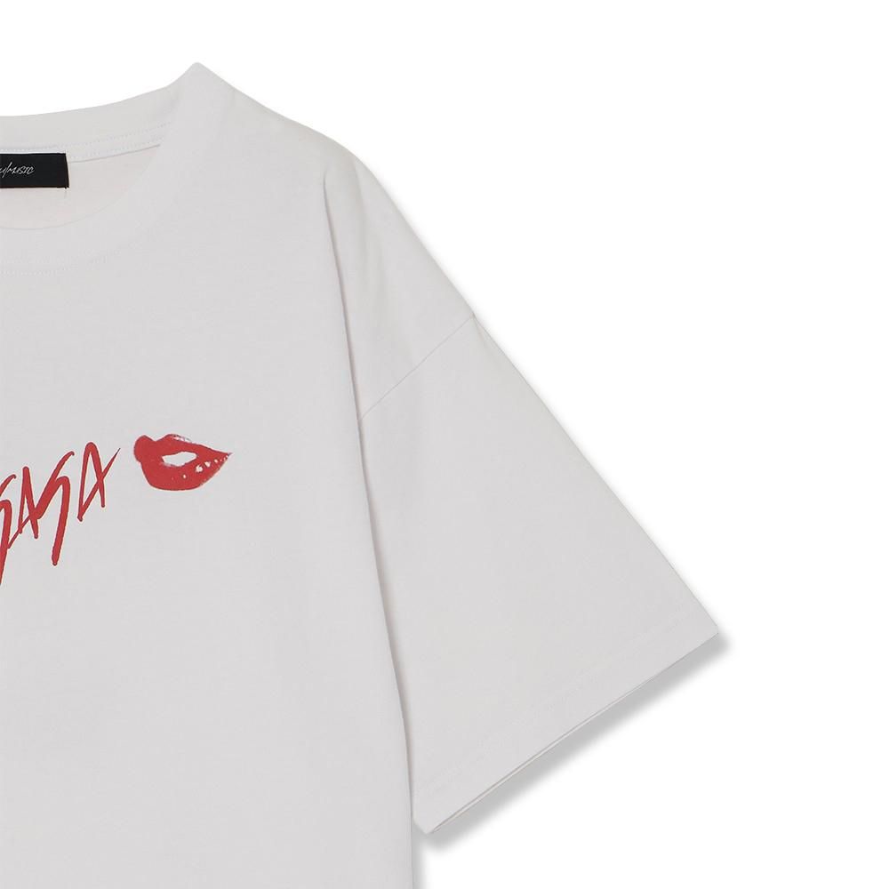 U/MUSIC | LADY GAGA BTW FACE PT SS TEE / WHITE