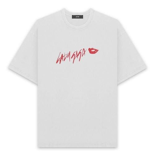 U/MUSIC | LADY GAGA BTW FACE PT SS TEE / WHITE