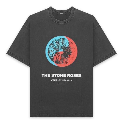 U/MUSIC | THE STONE ROSES B&R LOGO SS TEE / BLACK