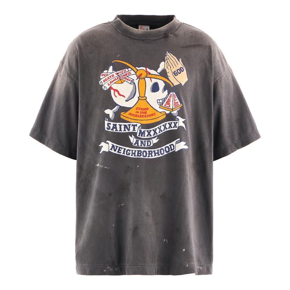 SAINT MXXXXXX | NH_SS TEE STHD.PRAY / BLACK
