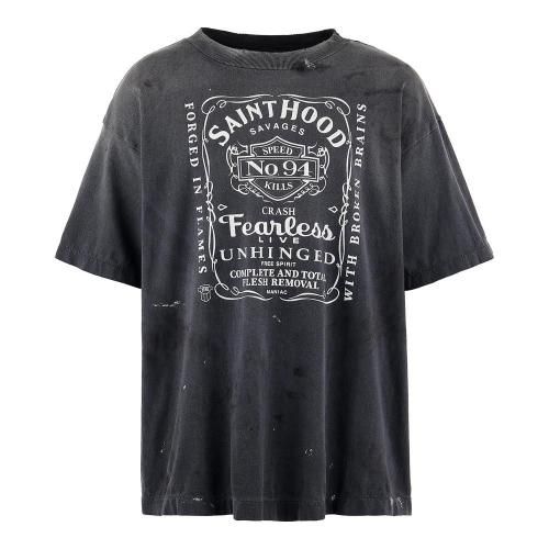 SAINT MXXXXXX | NH_SS TEE STHD.FEARLESS / BLACK
