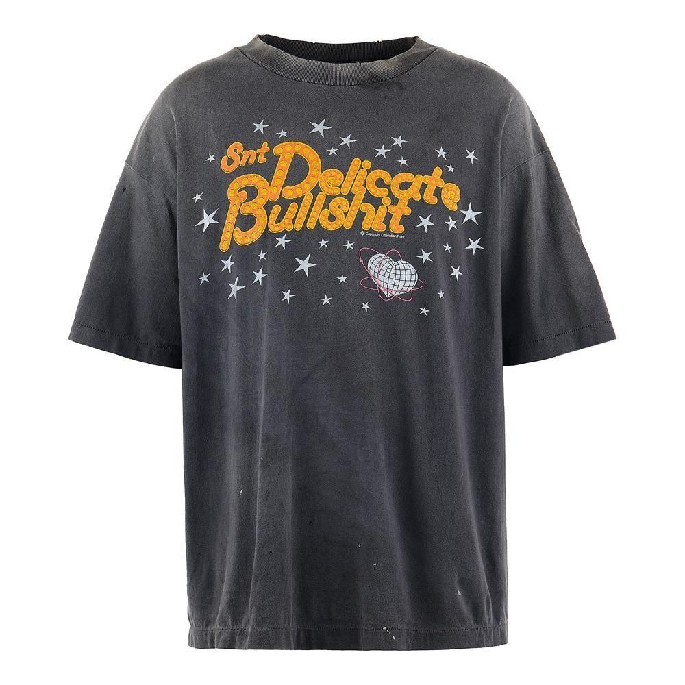 SAINT MXXXXXX | SS TEE DELICATE BULLSHIT / BLACK