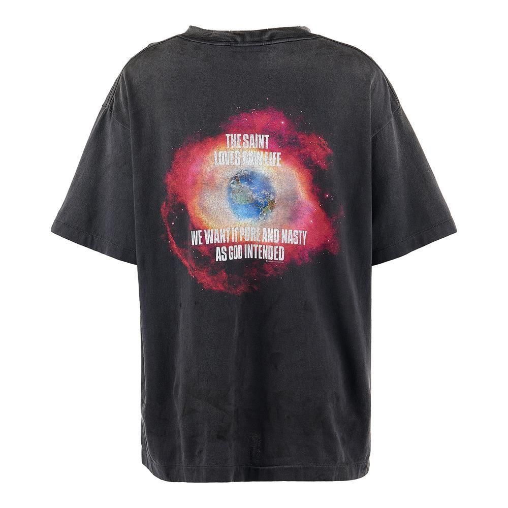 SAINT MXXXXXX | SS TEE OBLITERATE / BLACK
