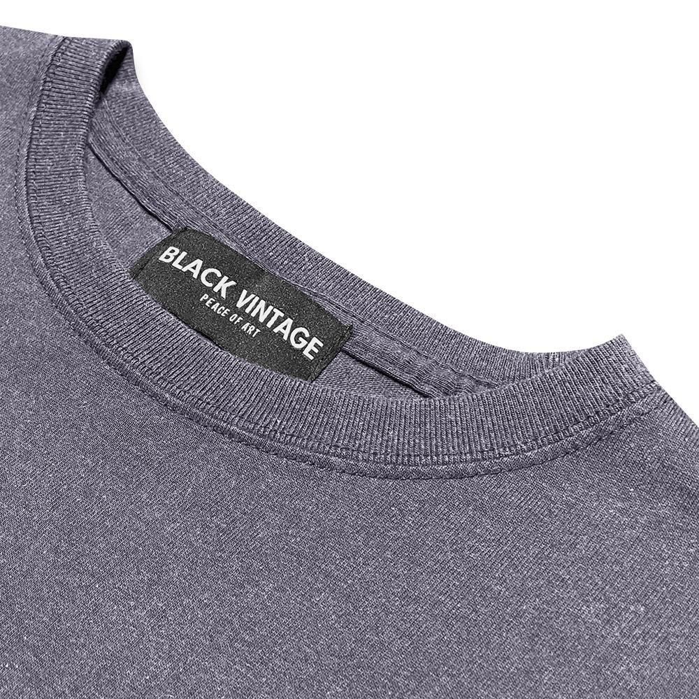 BLACK VINTAGE | S/S TEE VINTAGE PROCESSING / 5YEARS NAVY