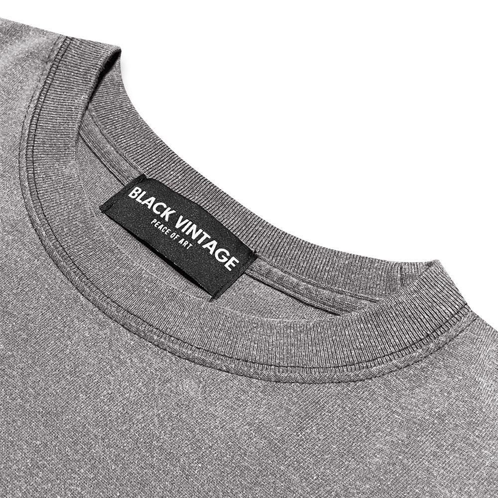 BLACK VINTAGE | L/S TEE VINTAGE PROCESSING / 10YEARS NAVY