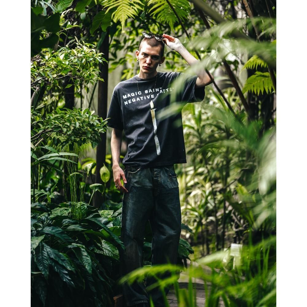 SAINT MXXXXXX | SS TEE CANDLE / BLACK
