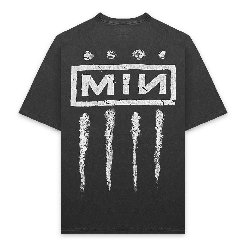 MINUS | BOOTLEG TEE(MONOCHROMESHINE) / 5YEARS BLACK