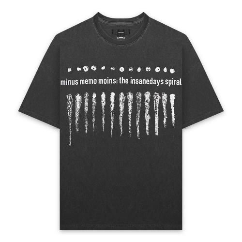 MINUS | BOOTLEG TEE(MONOCHROMESHINE) / 5YEARS BLACK