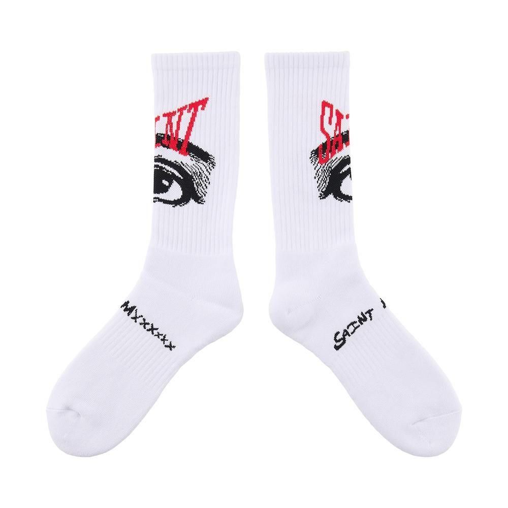 SAINT MXXXXXX | SOCKS EYE / WHITE