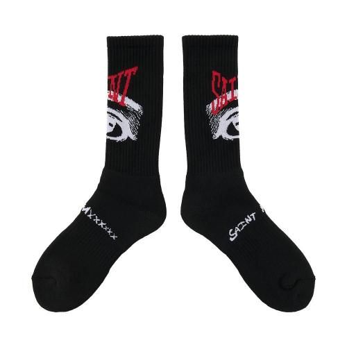 SAINT MXXXXXX(セントマイケル) 商品ページ - SOCKS EYE / BLACK