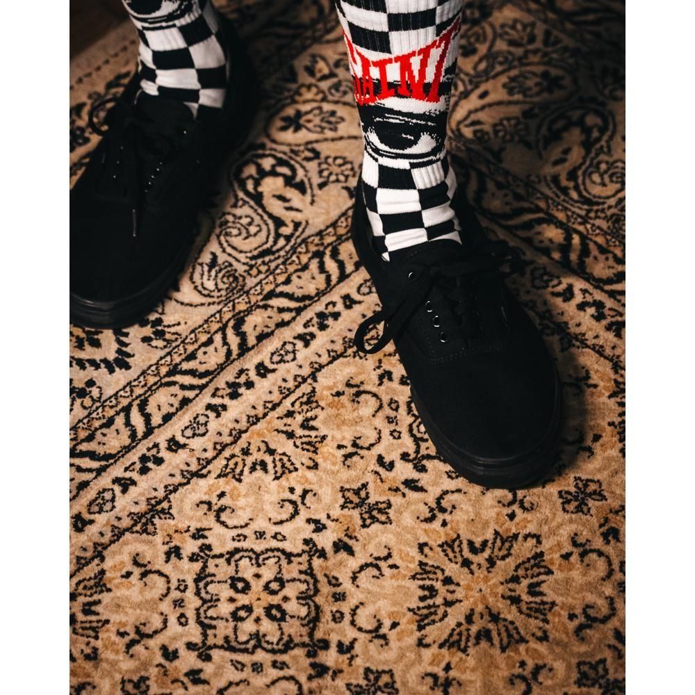 SAINT MXXXXXX | SOCKS EYE / BLACK+WHITE