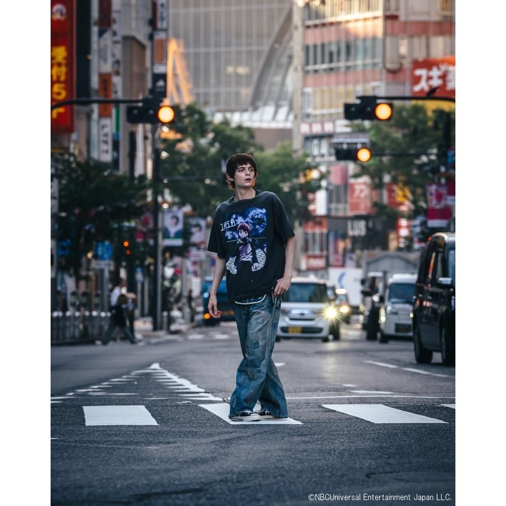 SAINT MXXXXXX(セントマイケル) 商品ページ - GS_SS TEE LAIN / BLACK