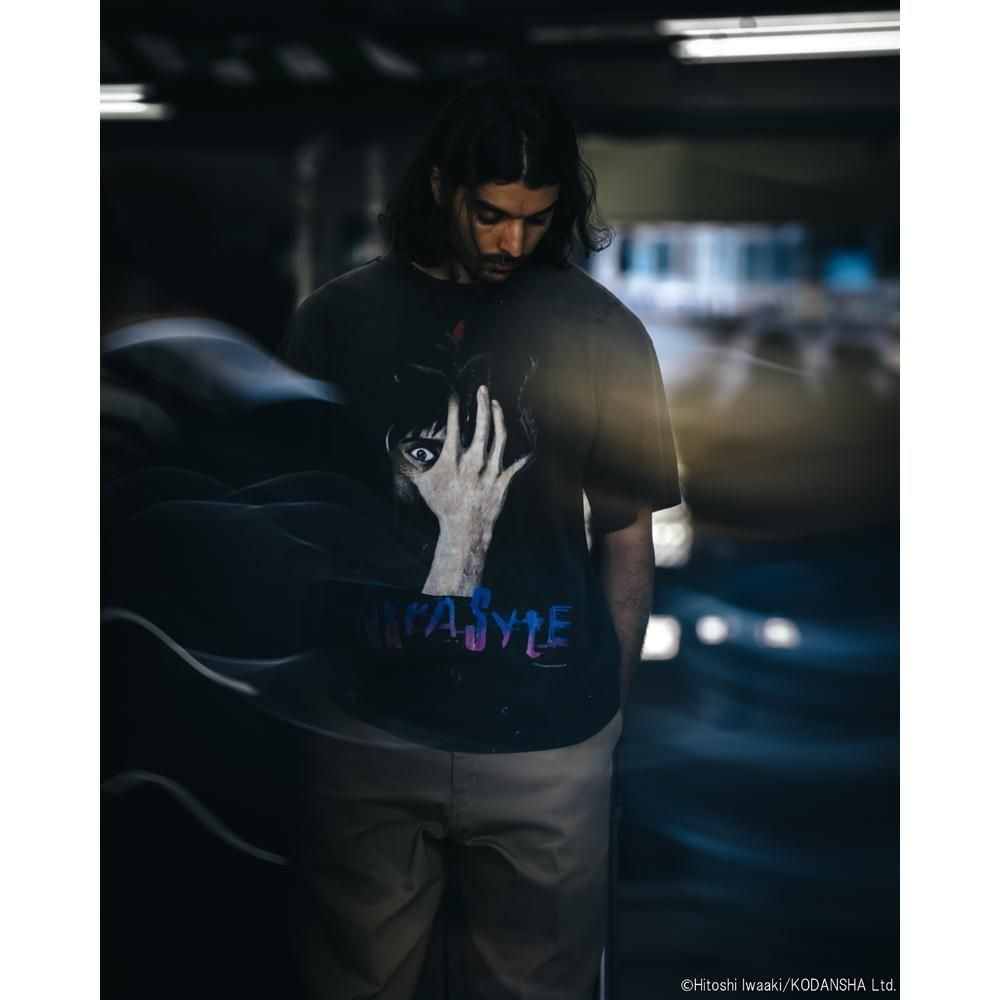 SAINT MXXXXXX | KJ_SS TEE -parasyte- / BLACK