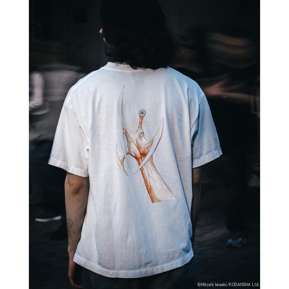 SAINT MXXXXXX | KJ_SS TEE -parasyte- / WHITE