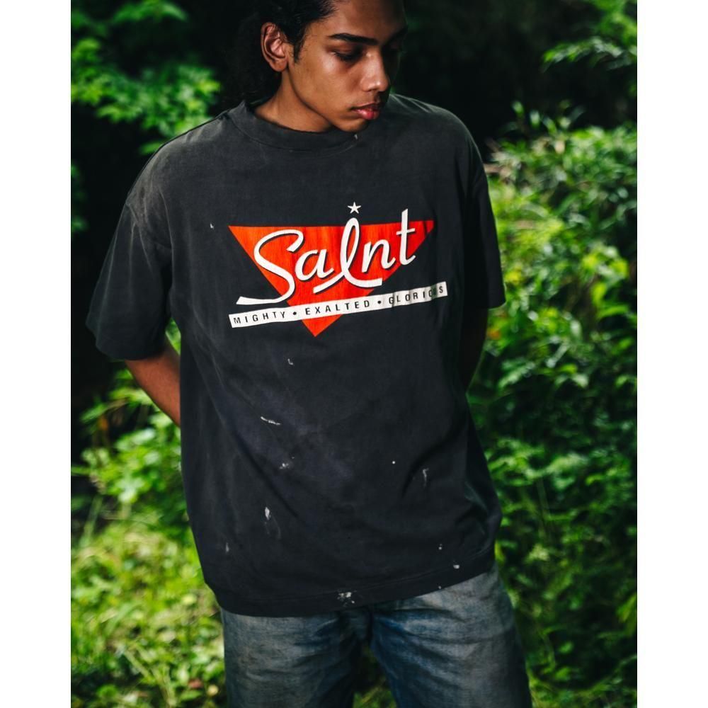 SAINT MXXXXXX | SS TEE MIGHTY SAINT / BLACK