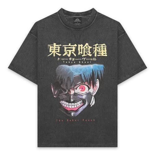 THE SUGAR PUNCH |  S/S T-SHIRT (KANEKI MASK) / BLACK