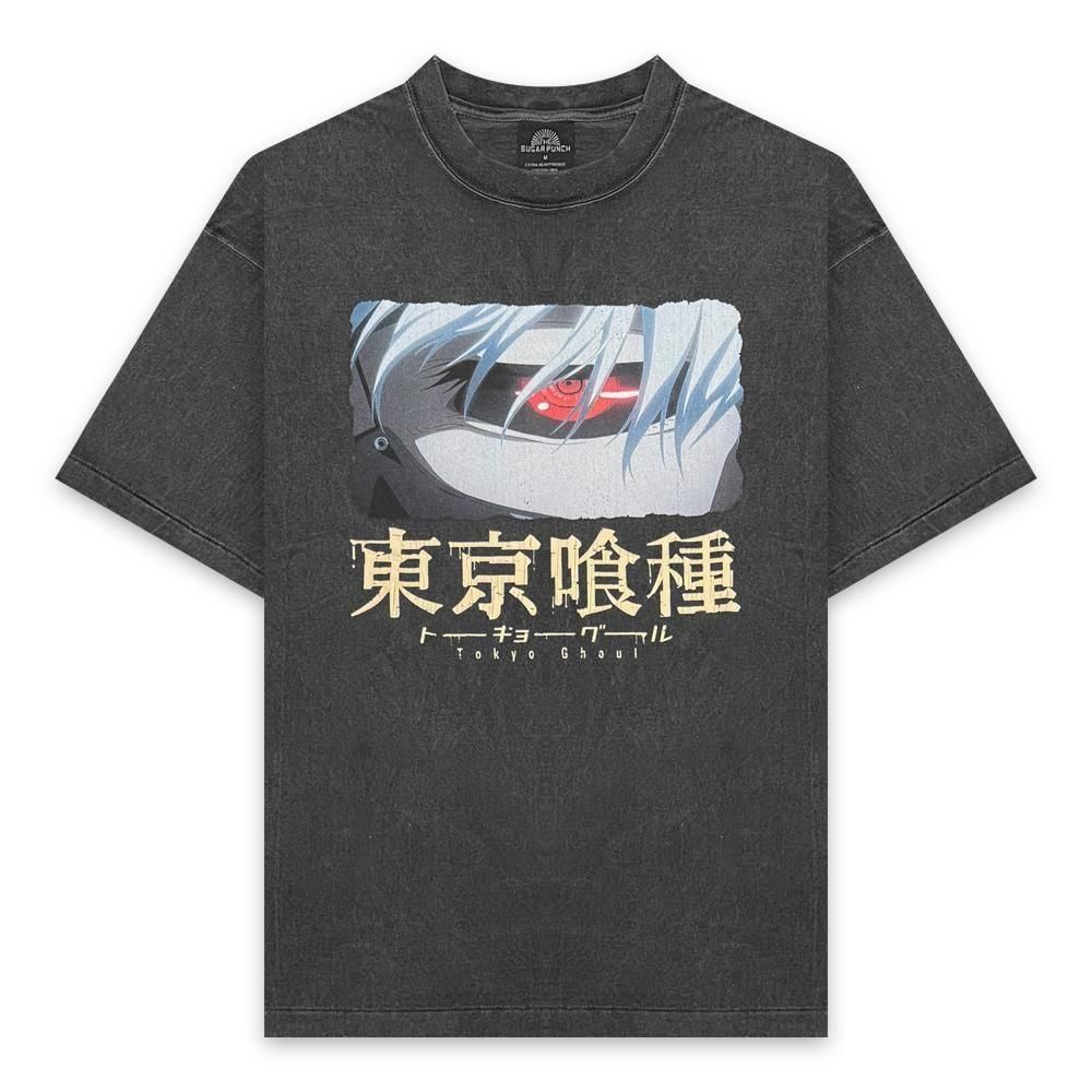 THE SUGAR PUNCH |  S/S T-SHIRT (KANEKI BACK BORN) / BLACK