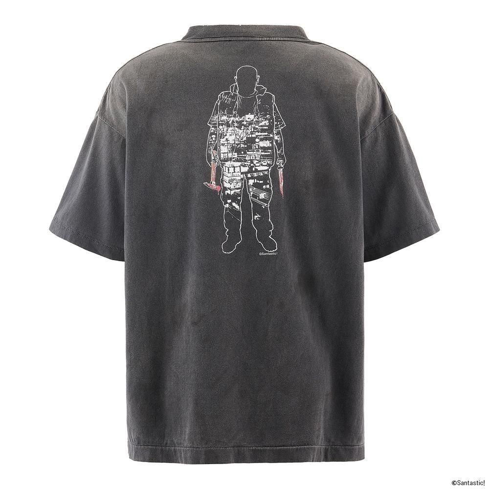 SAINT MXXXXXX | GS_SS TEE -zange- / BLACK