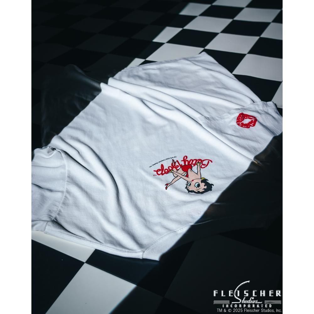 セントマイケル　Betty Tシャツ Mサイズ　ベティ SAINT MICHAEL/セントマイケル/BTY_SS TEE/BETTY/WHITE | ROYAL