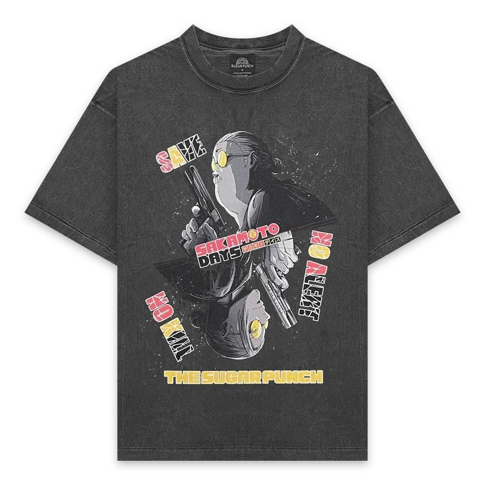 THE SUGAR PUNCH | SAKAMOTO DAYS S/S T-SHIRT (SAKAMOTO) / BLACK