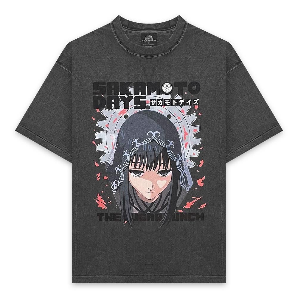 THE SUGAR PUNCH | SAKAMOTO DAYS S/S T-SHIRT (OSARAGI) / BLACK